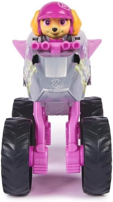 PAW PATROL Rescue Wheels - Skyes Flug-Monstertruck mit Verwandlung in Jet-Modus und Skye Hundefigur,