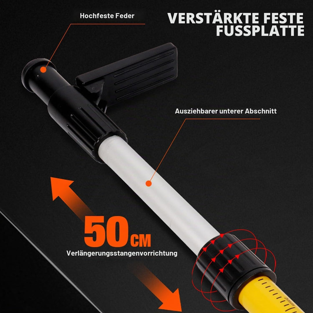 Laser Teleskopstange 3m/10ft, Laser-Stativ mit Höhenverstellung, Lasermontagestange-360°Drehung, Bau