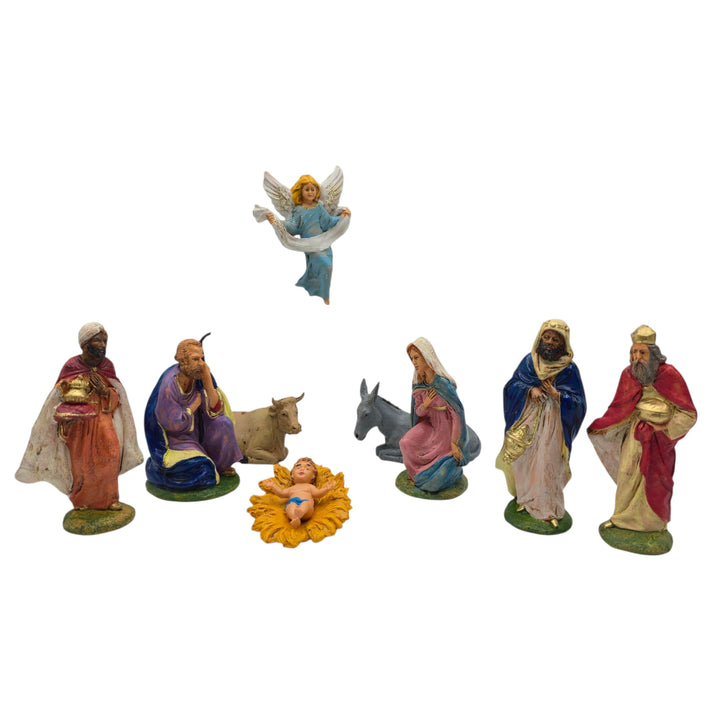 arkamii Krippenfiguren-Set Weihnachtskrippe handbemalt, hergestellt in Italien (Figuren, 12 cm) Figu