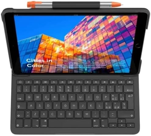 Logitech SLIM FOLIO iPad Air (3. Generation) Tastatur-Case mit integrierter kabelloser Tastatur (Mod