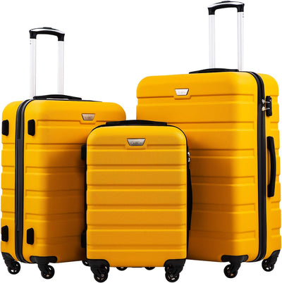 COOLIFE Hartschalen-Koffer Trolley Rollkoffer Reisekoffer ardschale Boardcase Handgepäck mit TSA-Sch