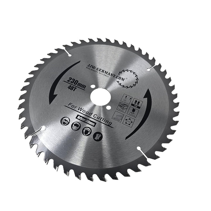HM - Sägeblatt 230 x 2,5 x 30 mit 48 HM Zähnen WZ, Industriequalität nach DIN EN 847-1