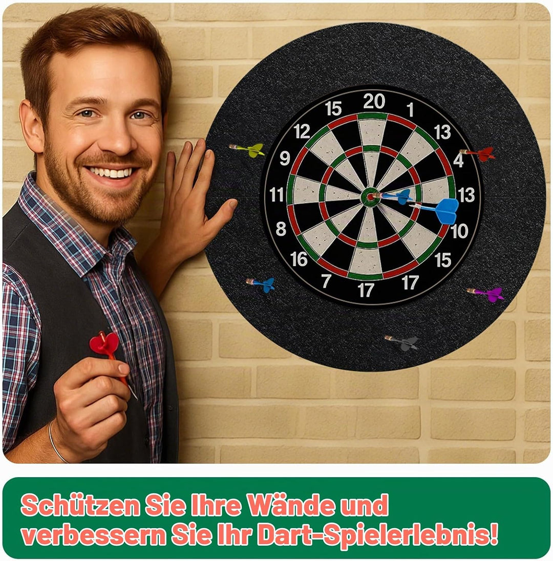 Rdutuok Profi-Surround &amp; Wandschutz für Dartscheiben, Dart Catchring Surround – Schutzring und Umran
