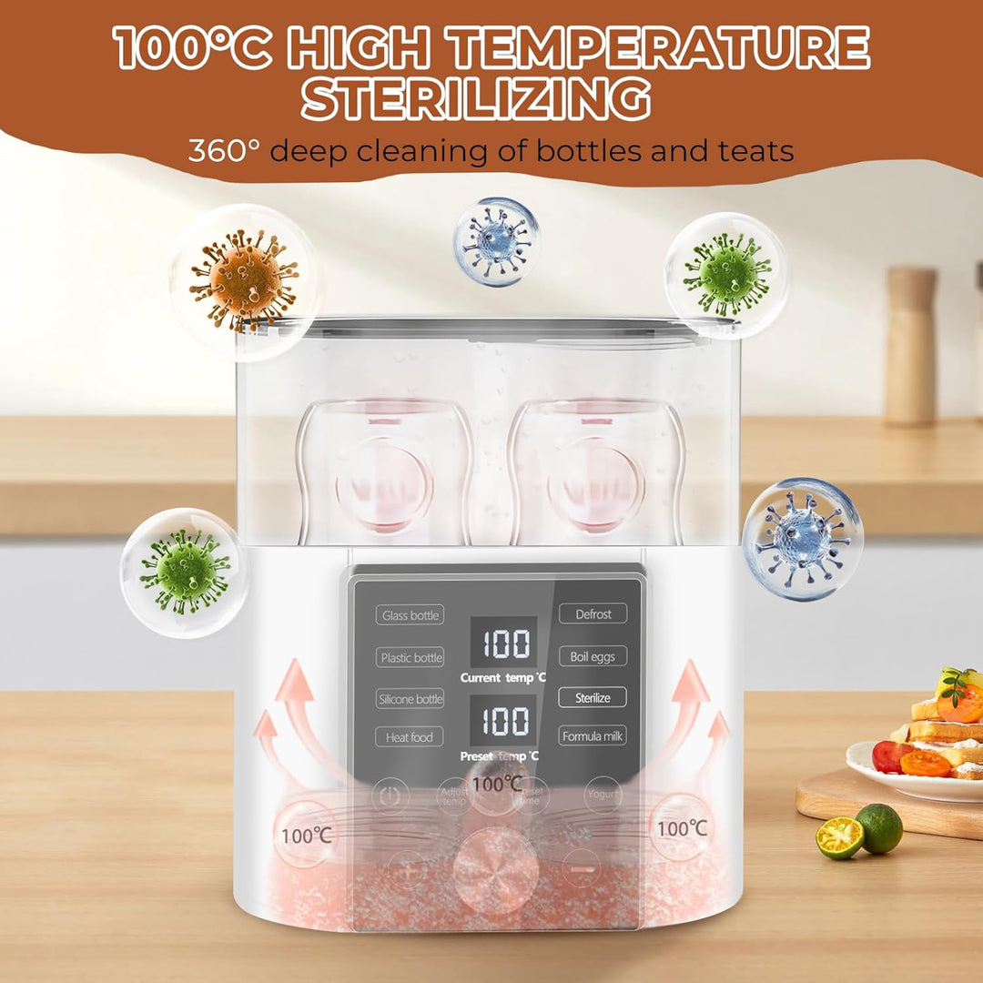 9-in-1 Flaschenwärmer Baby,Babyflaschen wärmer,Babykostwärmer,Fast Babynahrungsheizung,Fläschchenwär