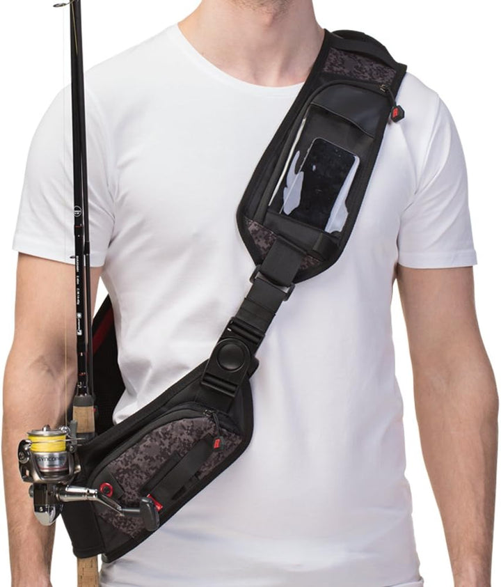 Rapala Unisex-Adult Umhängetasche Urban Sling Bag-Taktische Angeltasche-15L Brusttasche-Technisches