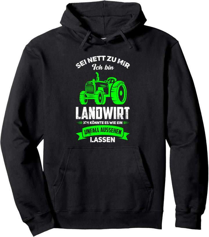 Traktor Trecker Landwirt Traktorfahrer Pullover Hoodie