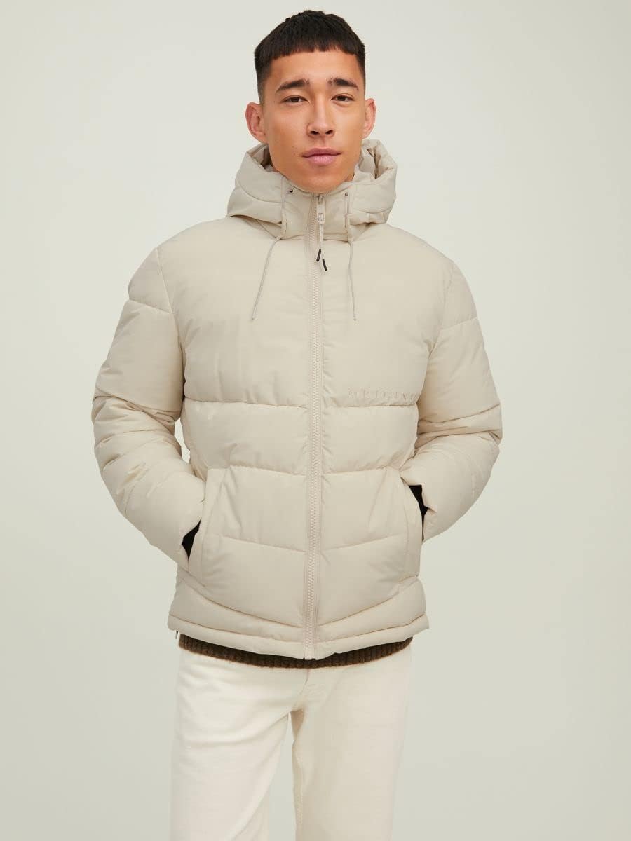 JACK & JONES Herren Jorcopenhagen Puffer Jacket Sn Jacke, Moonbeam