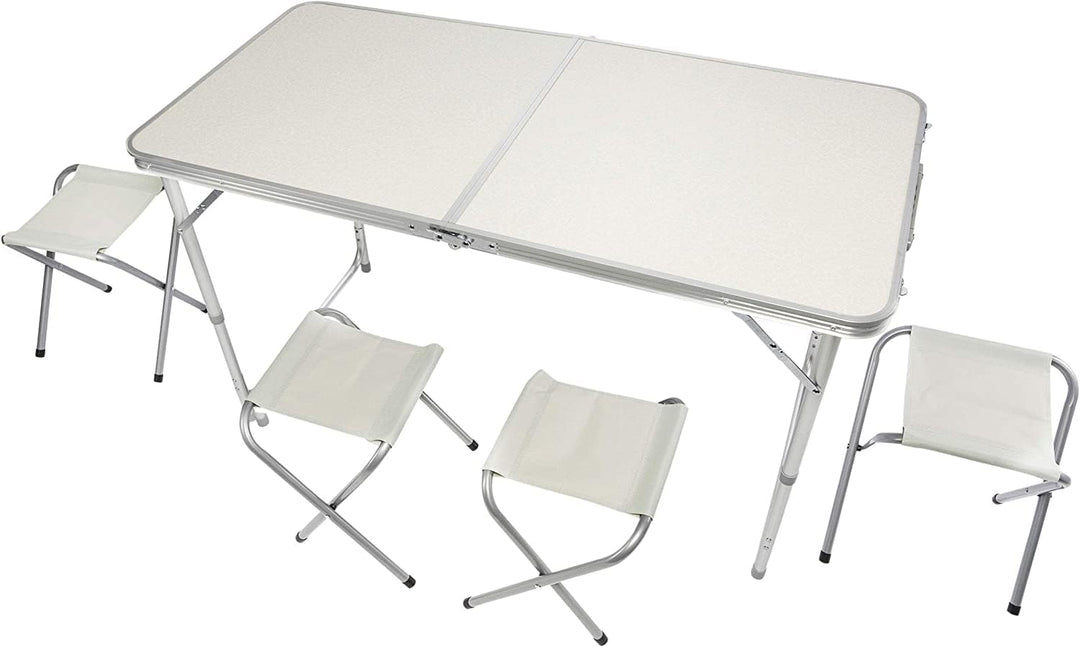 GOODS+GADGETS Klappbarer Multifunktionstisch Mehrzwecktisch Campingtisch Klapptisch Markttisch höhen