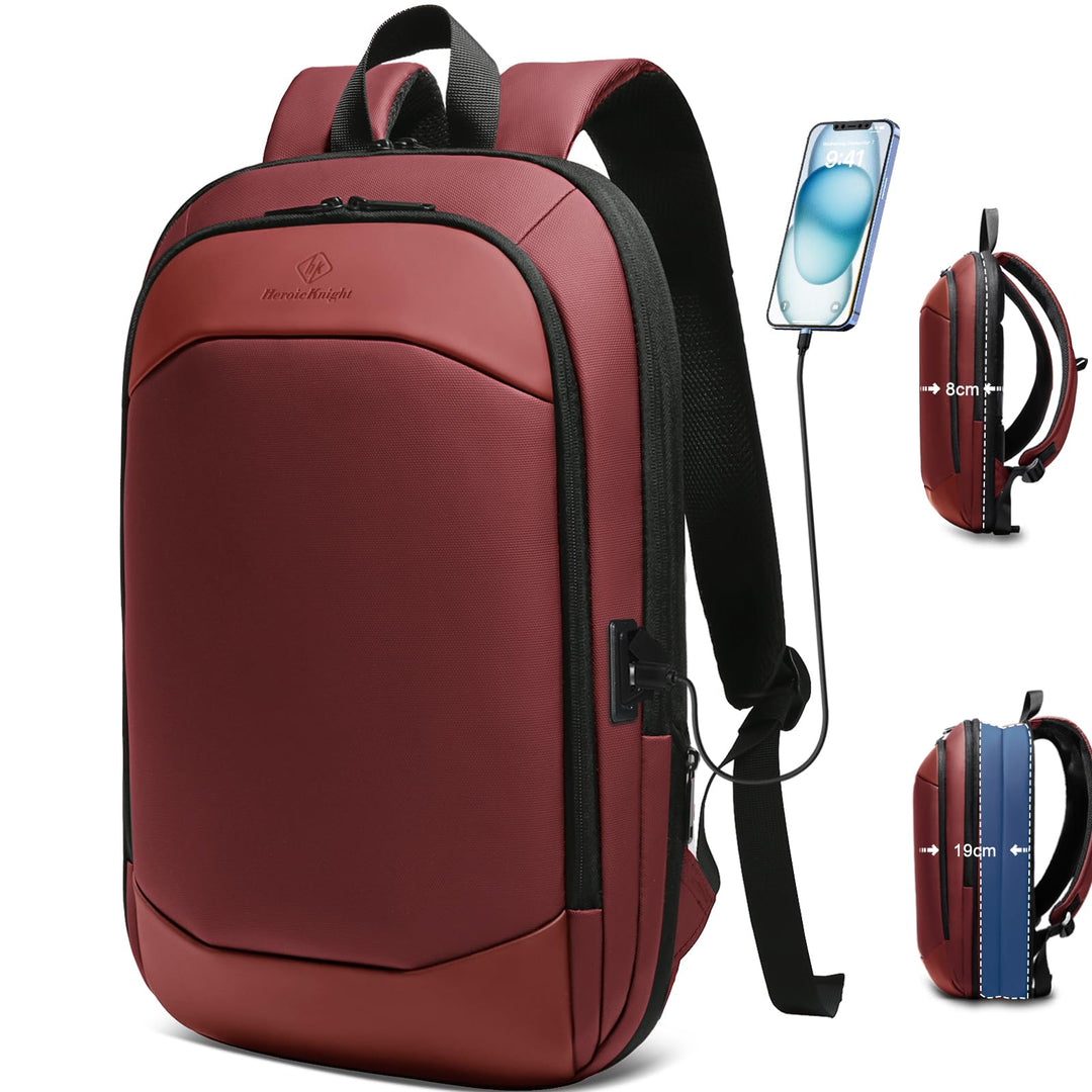 Laptop Rucksack Herren 17 Zoll wasserdichter erweiterbarer Reiserucksack Handgepäck Laptoptasche Tag
