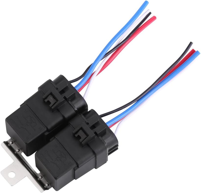 DC 12V 40A Auto Fahrzeug 4-Pin Wasserdicht versiegelt Integrierte Relais Sockel Kit 4 Draht mit Halt