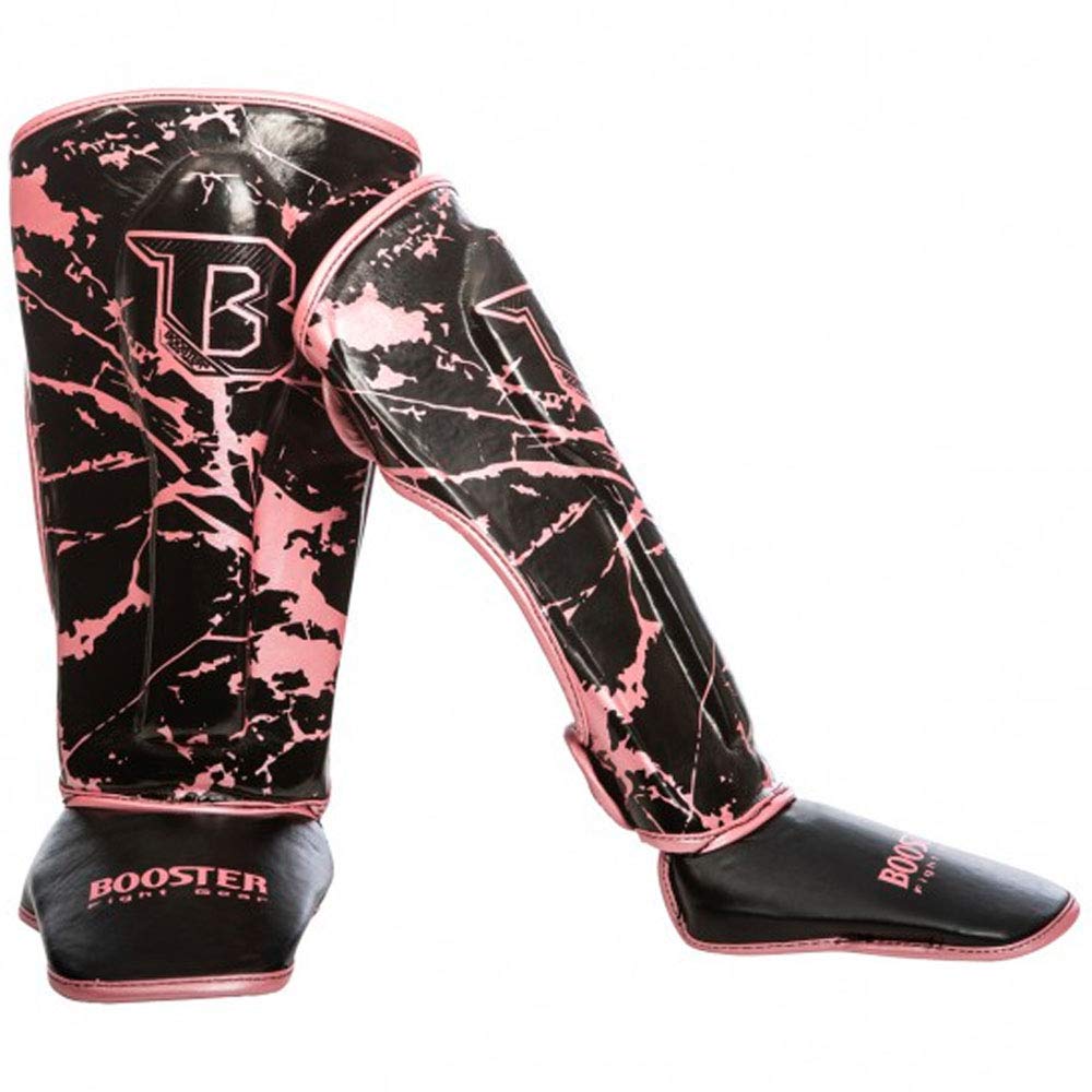 Booster Schienbeinschoner, Kinder, pink-Marble XS, XS