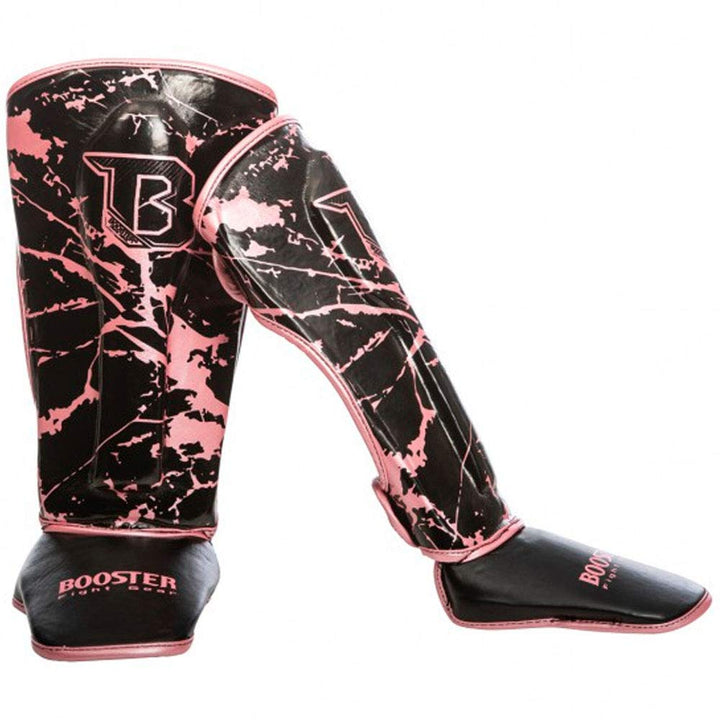 Booster Schienbeinschoner, Kinder, pink-Marble XS, XS