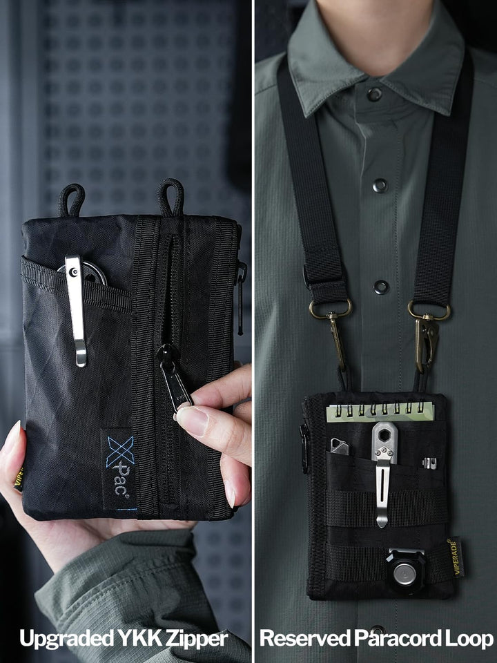 VIPERADE VE16N X-Pac EDC Tasche Werkzeug Organizer, Multifunktionale Kleine Werkzeugtasche Mit 7 Tas