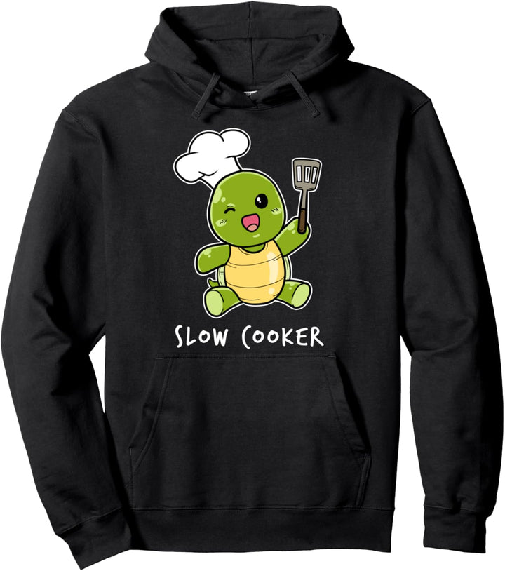 Baby Schildkröte Küche Koch Chefkoch Kochen Restaurant Pullover Hoodie