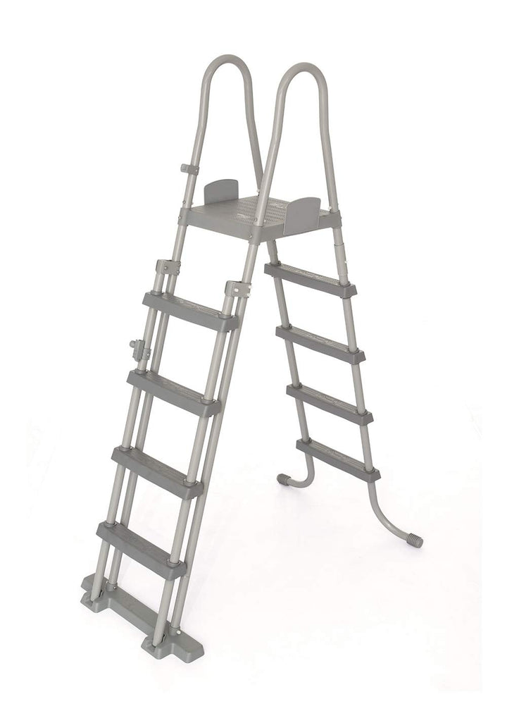 Bestway Poolzubehör Sicherheitsleiter, 132 cm, mehrfarbig, 132 cm