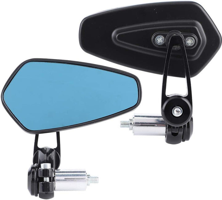 Sport Racing Spiegel 22mm Lenker Spiegel, 2 Stück 7/8in Lenkerende Rückspiegel Anti Blendungen 180 G