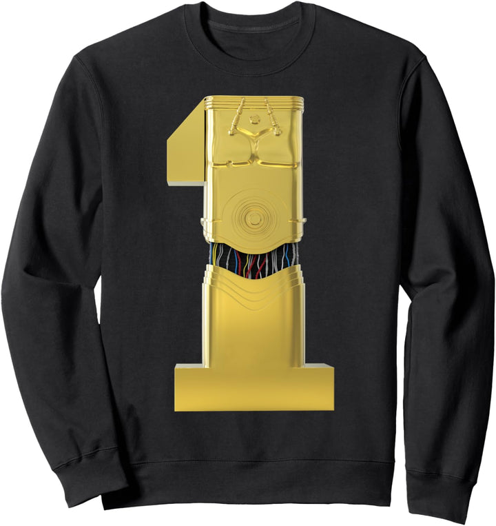 Star Wars C-3PO Golden First Birthday Sweatshirt