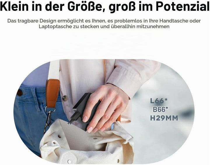 KFD 100W USB C Netzteil Schnellladegerät für DJI Mini 4 Pro Fly More, Mavic 4 Pro/Avata 2/Flip/Mini