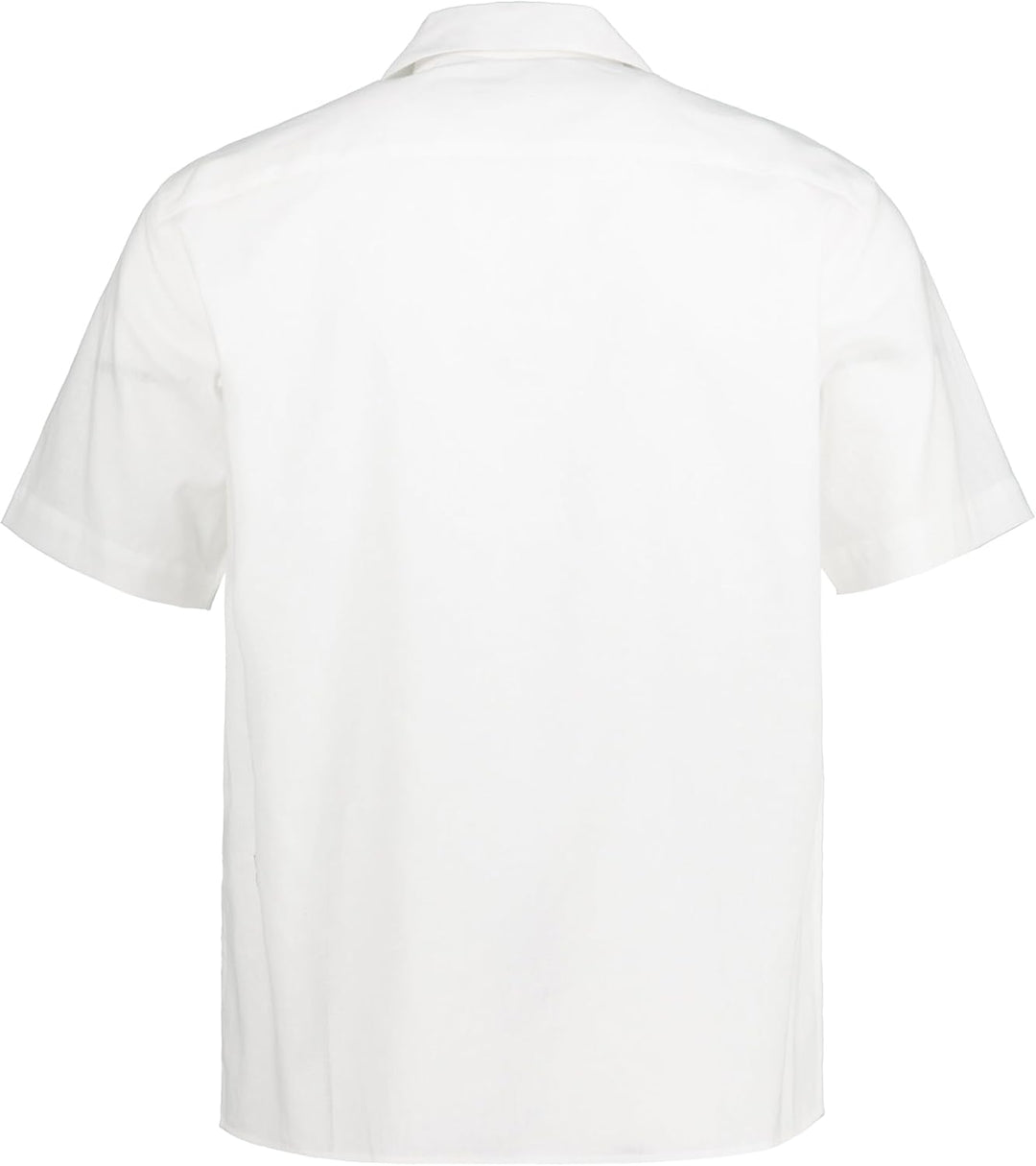 JP 1880 Herren grosse Grössen Übergrössen Menswear L-8XL Leinenmixhemd, Halbarm, Kubakragen, Modern