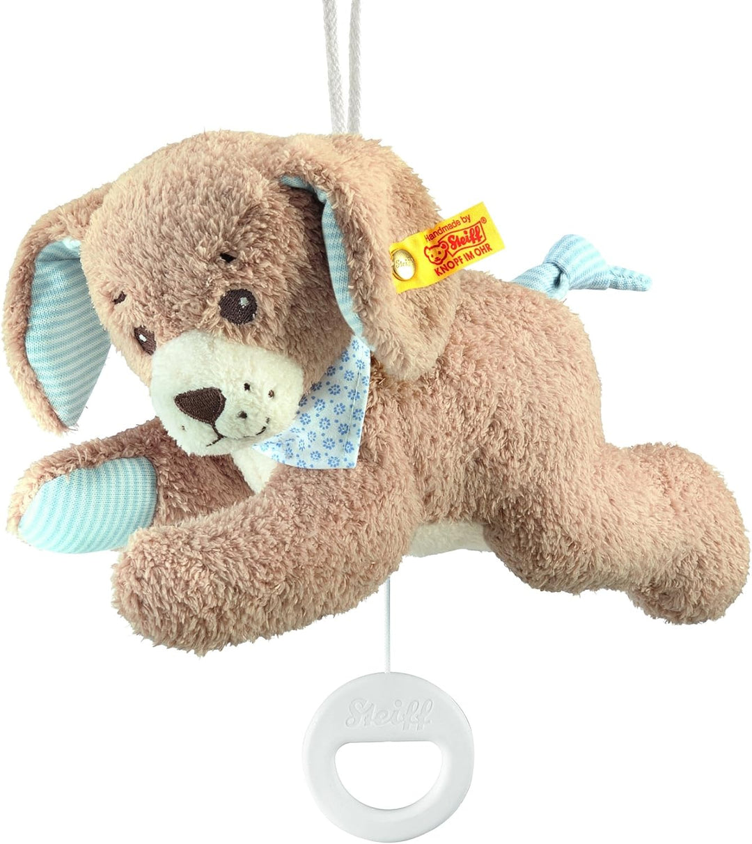 Steiff 239700 Gute-Nacht-Hund Spieluhr Plüschtier, Mehrfarbig, Medium, 22 cm, 22 cm