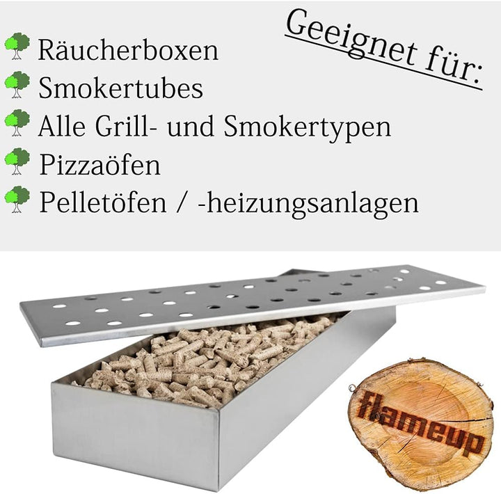 Buche Pellets 15 kg Grill Smoker Holz Pizzaofen BBQ Pellet Outdoor Ofen Grillen Chunks Holzpellets G