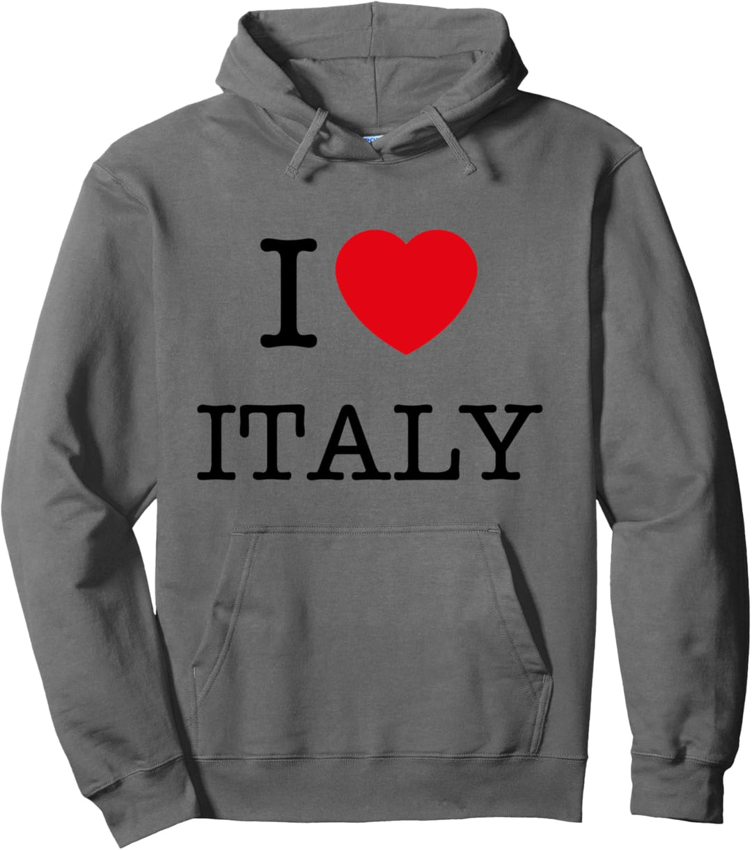 I Love Italy Graphic Tees – T-Shirts & coole Designs Pullover Hoodie