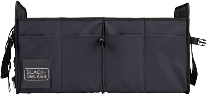 BLACK+DECKER Trunk Storage Box - 59 x 36 x 30 CM - 2 Fächer - zusätzliche Seitenfächer - mit Griffen