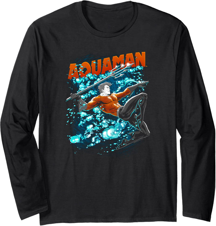 Aquaman Bubbles Langarmshirt