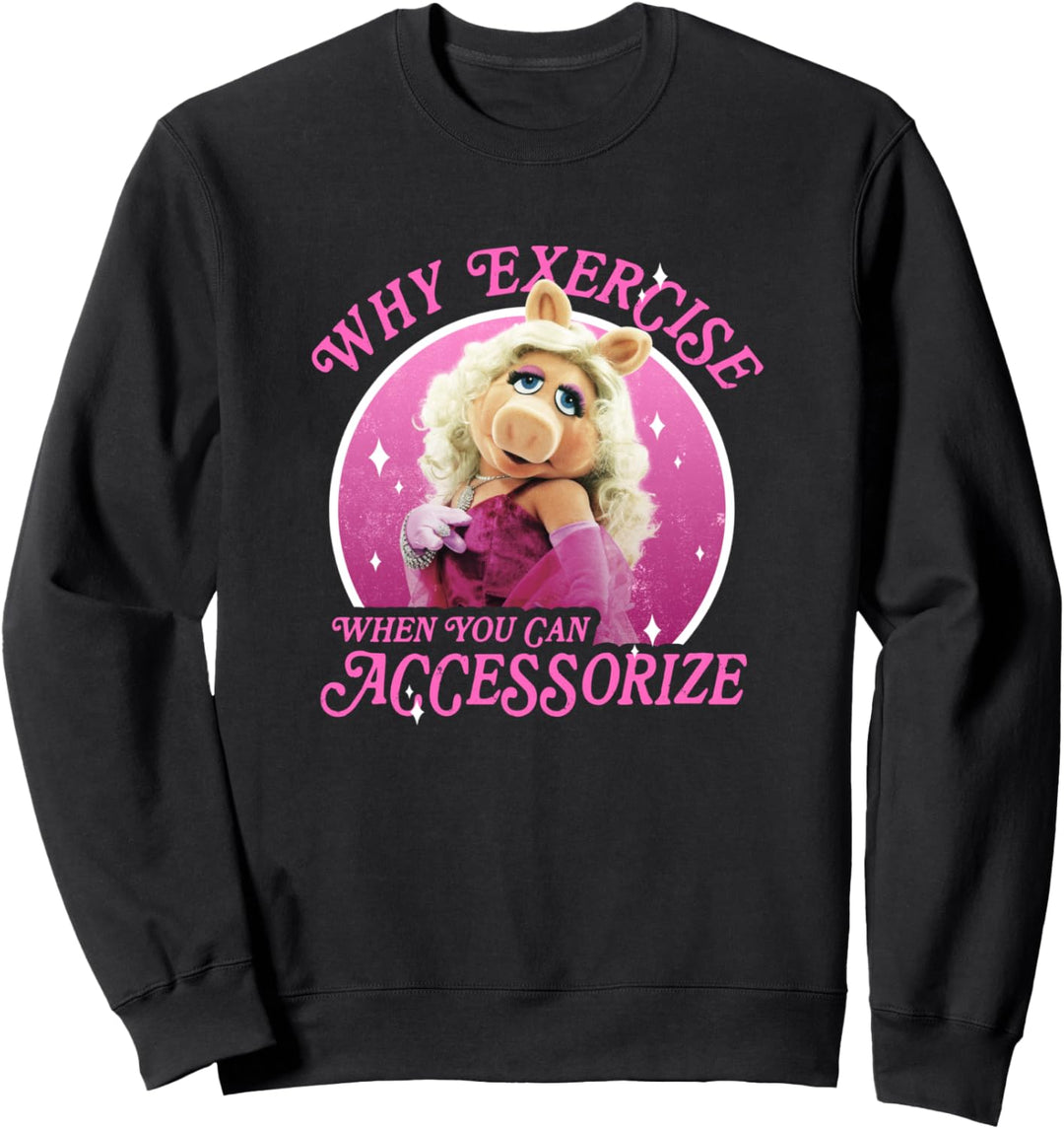 Disney The Muppets Miss Piggy Why Trainingszubehör Sweatshirt