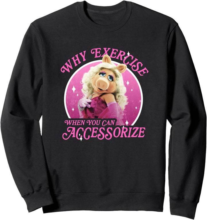 Disney The Muppets Miss Piggy Why Trainingszubehör Sweatshirt