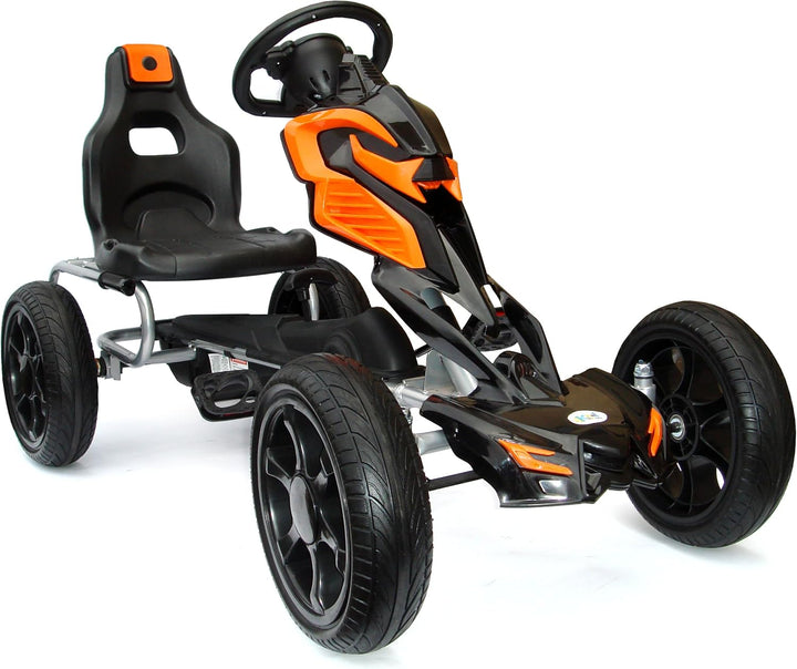 Kinder Pedal Go Kart - 5-12 Jahre, Mit Pedal, Shaum Reifen Eva Wheels