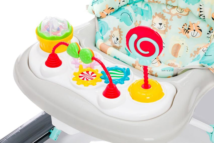 Fillikid Gehfrei Lauflernwagen Exclusiv | Lauflernhilfe mit Spielbrett & Anti-Rutsch-Funktion | Lauf