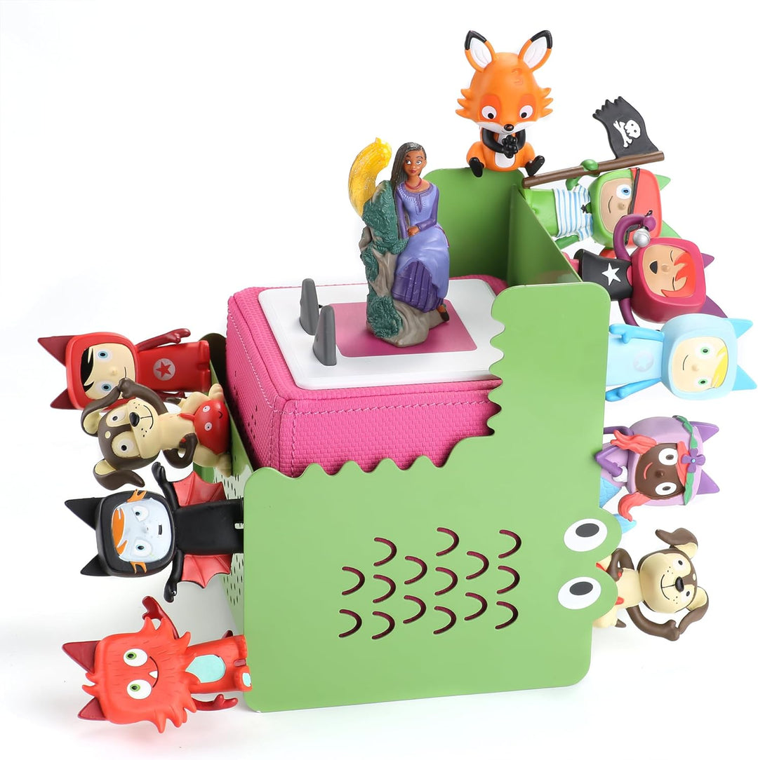 Krokodilform Tonie Regal vollständig magnetisches Toniebox Regal für mehr als 30-35 Figuren + Box To
