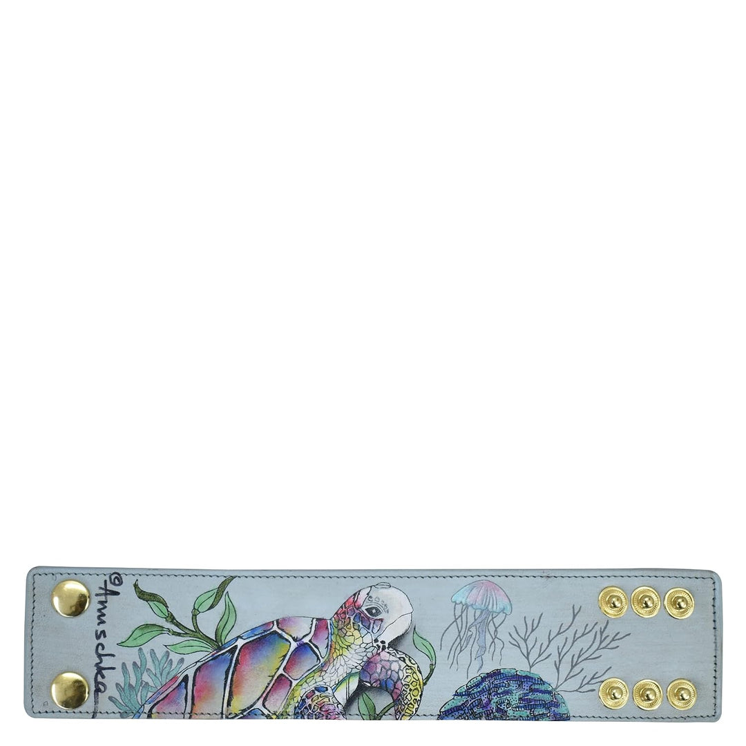 Anuschka Lederarmband für Frauen, Handbemalt, Grössenverstellbar Underwater Beauty, Underwater Beaut