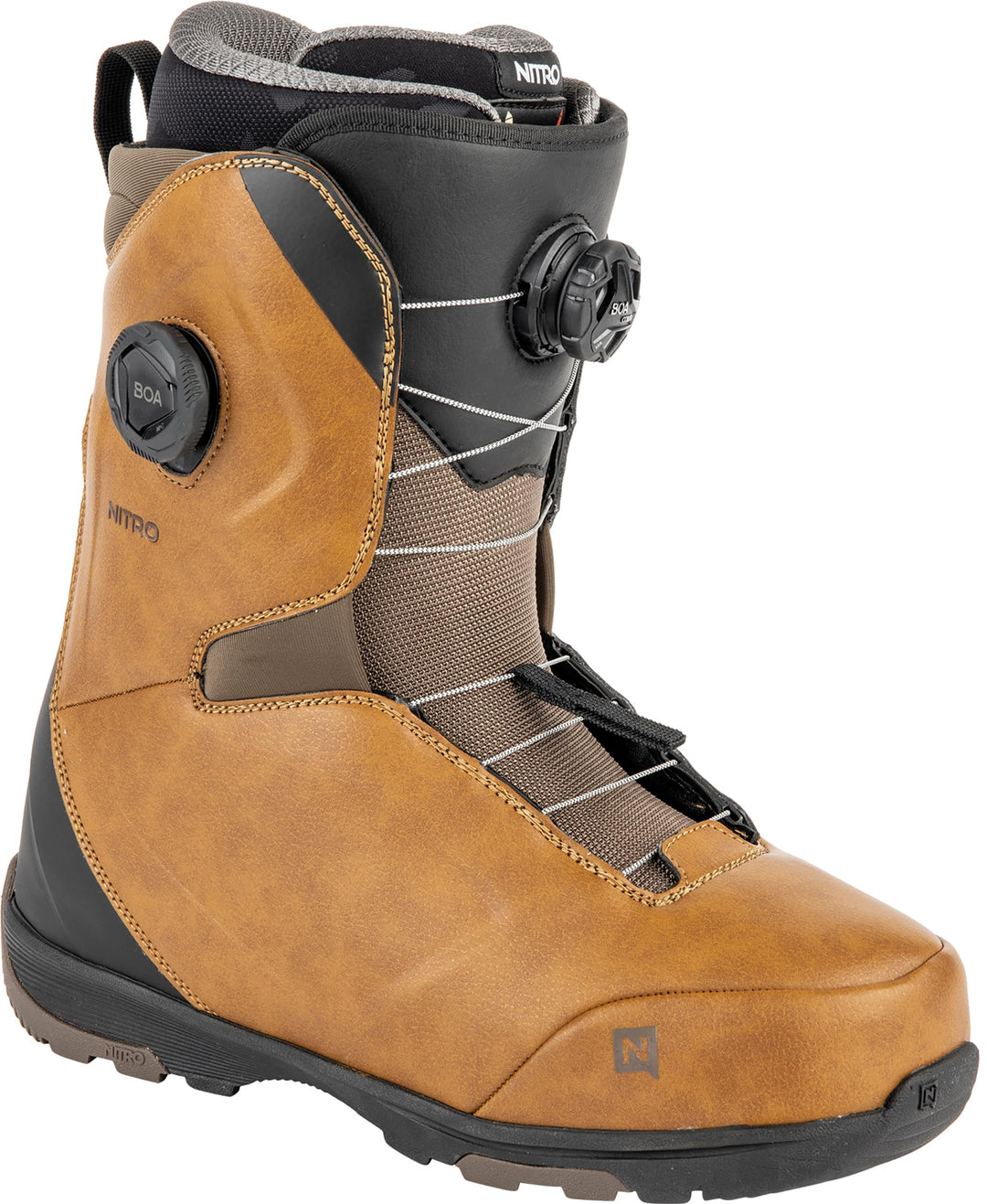 Nitro Herren Club BOA Dual Zone, All Mountain Freeride Freestyle Schnellschnürsystem Boot Snowboardb