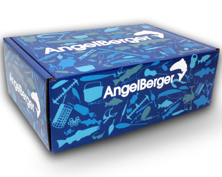 Angel Berger Pro Monatsbox Angelbox gefüllt mit Angelzubehör Promo Box Fishing Tackle Geschenk Angel