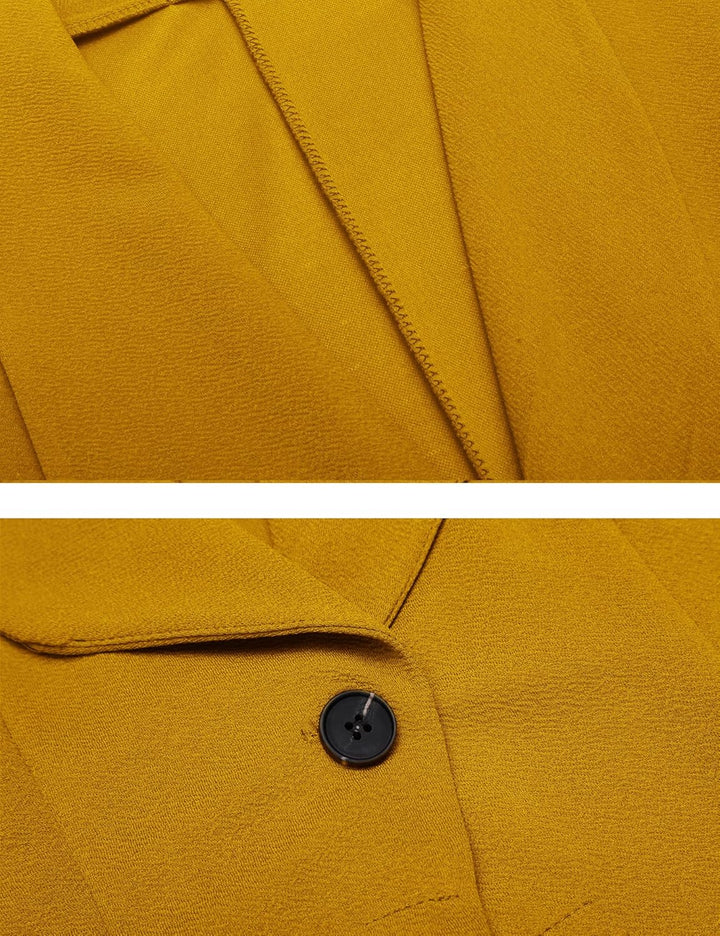 UNibelle Blazer Damen Sportlich Elegant Longblazer 3/4 Arm Sommer Leicht Business Büro Blazer Jacke