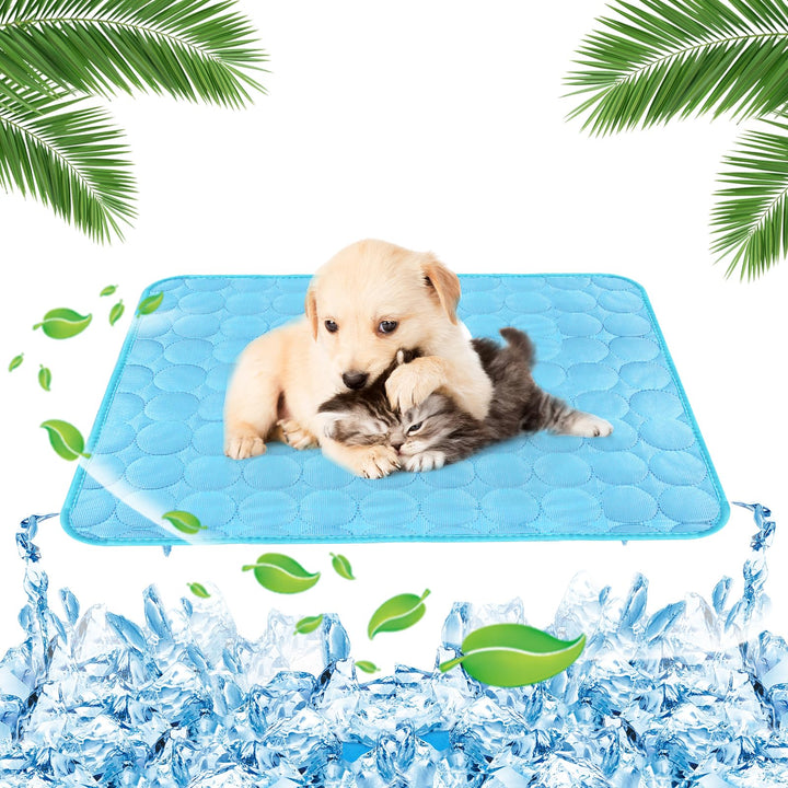 Hundekühlmatte Selbstkühlend Hund 62×50cm Kühlmatte Welpendecke Kühlbett Kühlende Hundedecke Kühlmat