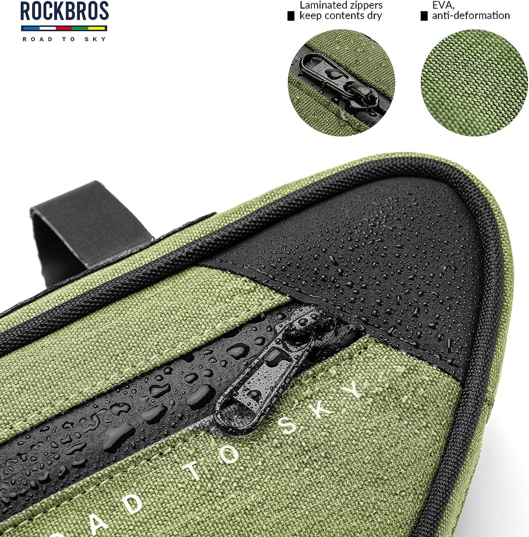 ROCKBROS Road-to-Sky Fahrrad Rahmentasche Reflektierende Wasserabweisende Fahrradtasche für Rahmen 2