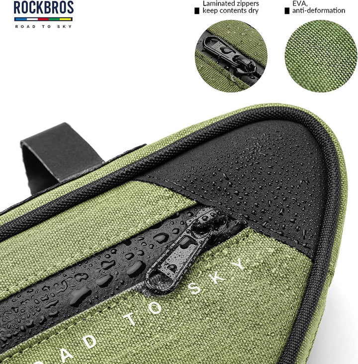 ROCKBROS Road-to-Sky Fahrrad Rahmentasche Reflektierende Wasserabweisende Fahrradtasche für Rahmen 2