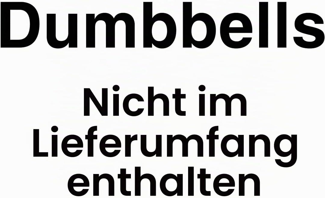 Hantelständer (Hanteln nicht im Lieferumfang enthalten) mit weichem Gummischutz, ergonomischem Griff