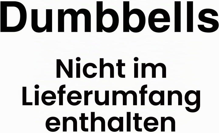 Hantelständer (Hanteln nicht im Lieferumfang enthalten) mit weichem Gummischutz, ergonomischem Griff