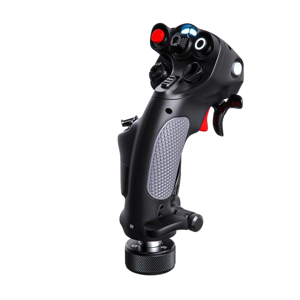 VIRPIL Controls CDT-AERO-R Grip (Premium Joystick-Griff für PC Flugsimulation HOTAS Flightstick Aufs