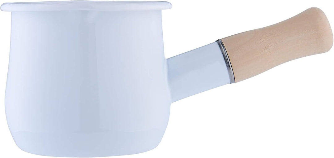GRÄWE Milchtopf,450 ml, Induktionsgeeignet, Sossentopf, Butterpfännchen, Mokkakanne, Stielkasserolle