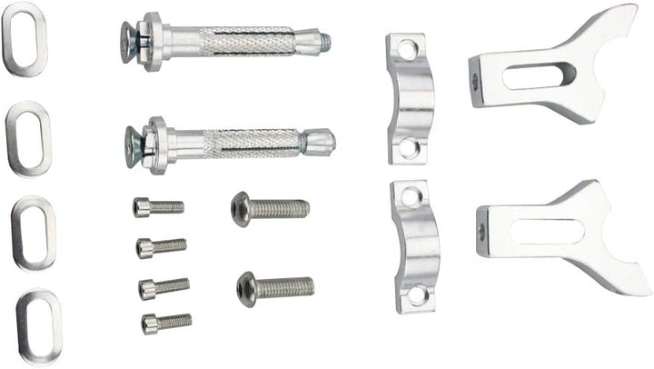 GOOFIT 7/8"Aluminium-Legierung Lenkerhandbürste Guards Schutzhandschützer Assy Ersatz für Motocross-