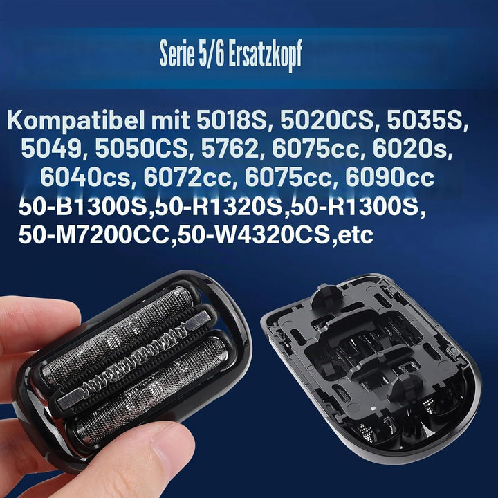 53B Ersatz-Rasierkop Kompatibel mit Series 5/6 Scherkopf, 53B S5 Scherkopf Ersatzscherteil & Rasiere