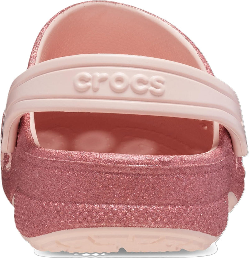 Crocs Unisex Kinder Baya Clog K Holzschuh 34 EU Glitter Pink Rose, 34 EU Glitter Pink Rose
