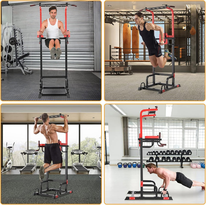 Power Tower Dip Station KlimmzugstangeFreistehend Multifunktion für power station Krafttrainingsgerä
