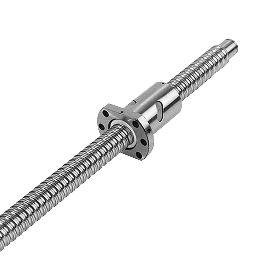CNCYEAH SFU1204 Kugelumlaufspindel 500mm, Gewindespindel Edelstahl Rolled Ballscrew-spielfreie Balls