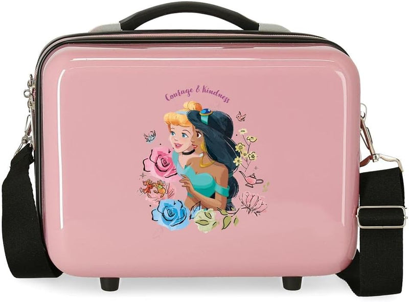 Disney Anpassbare Kulturtasche mit Umhängetasche, rosa, 29 x 21 x 15 cm, starr, ABS 9,14 l Makeup Ta